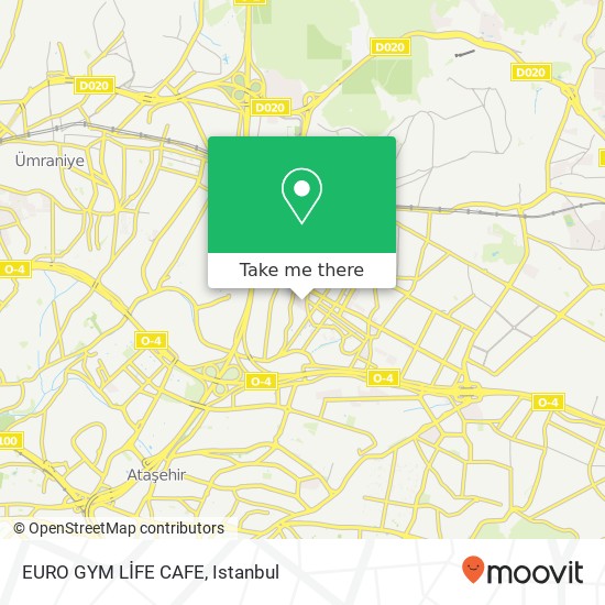 EURO GYM LİFE CAFE map