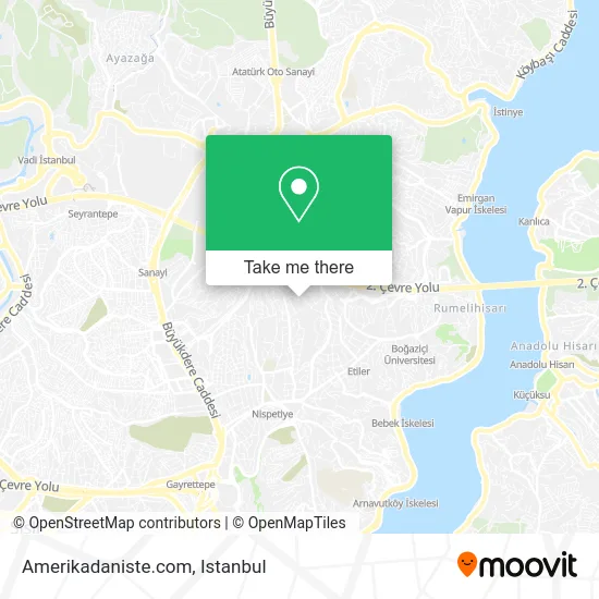 Amerikadaniste.com map