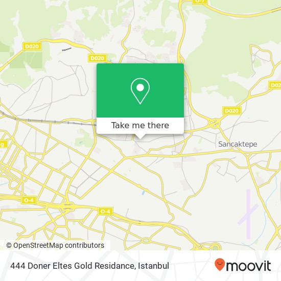 444 Doner Eltes Gold Residance map