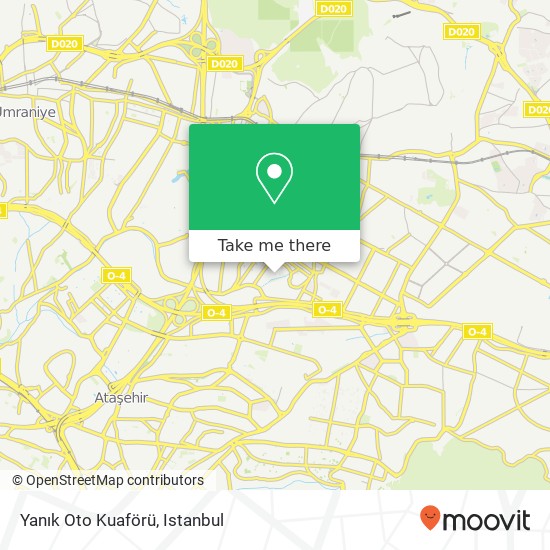 Yanık Oto Kuaförü map