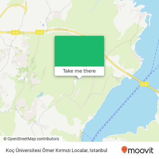 Koç Üniversitesi Ömer Kırmızı Localar map