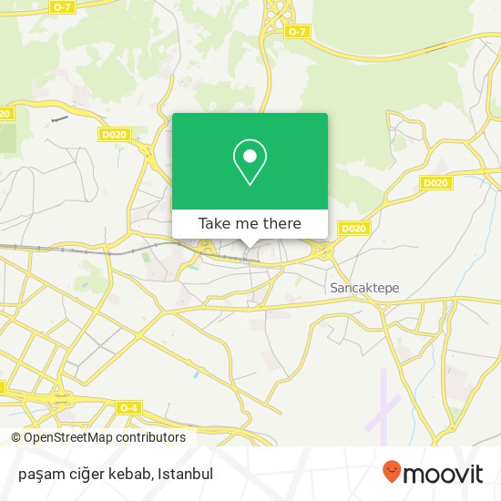 paşam ciğer kebab map