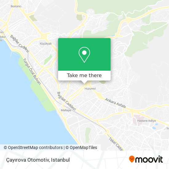 Çayırova Otomotiv map