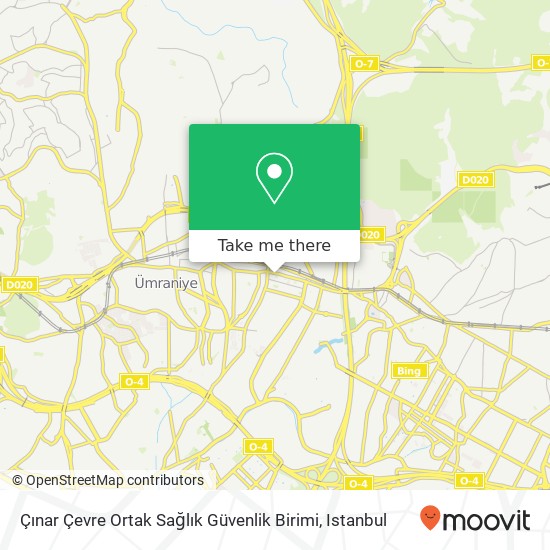 Çınar Çevre Ortak Sağlık Güvenlik Birimi map