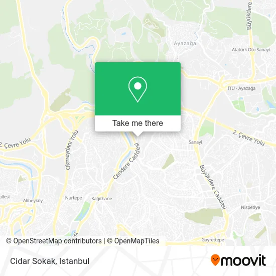 Cidar Sokak map