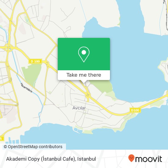 Akademi Copy (İstanbul Cafe) map