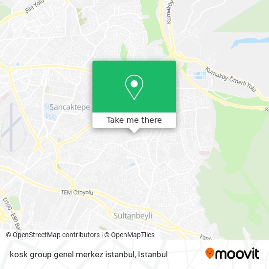 kosk group genel merkez istanbul map
