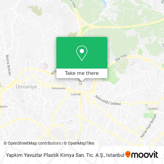 Yapkim Yavuzlar Plastik Kimya San. Tic. A.Ş. map