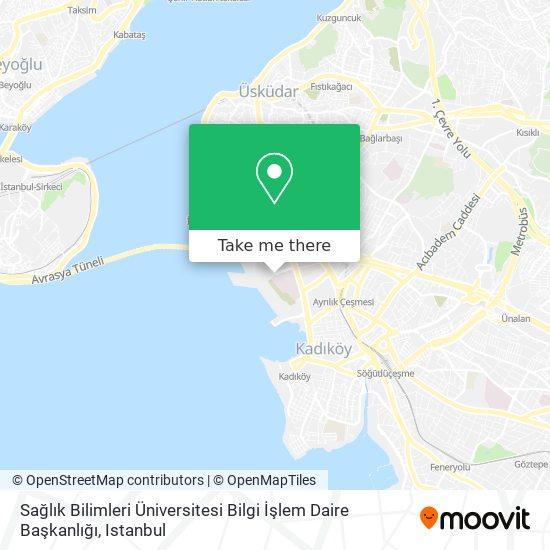 Sağlık Bilimleri Üniversitesi Bilgi İşlem Daire Başkanlığı map
