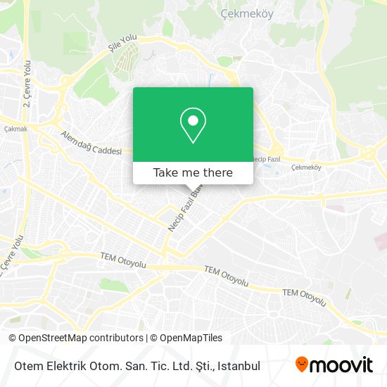 Otem Elektrik Otom. San. Tic. Ltd. Şti. map