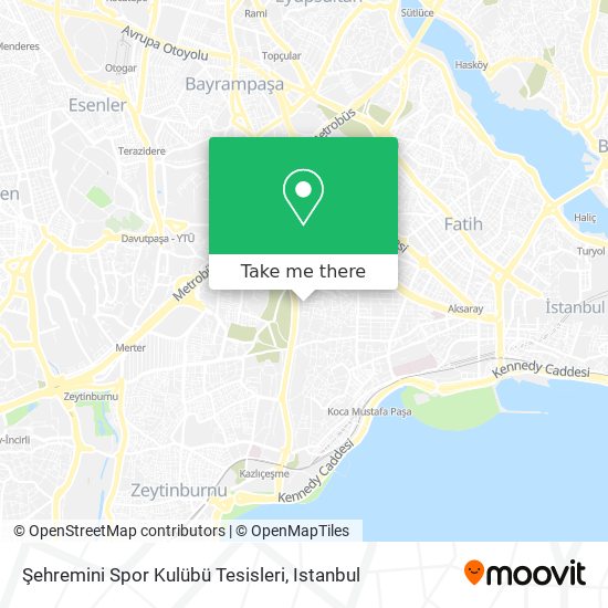 Şehremini Spor Kulübü Tesisleri map
