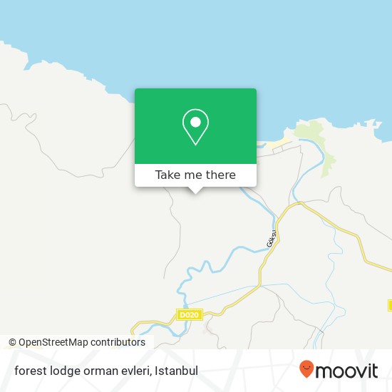 forest lodge orman evleri map