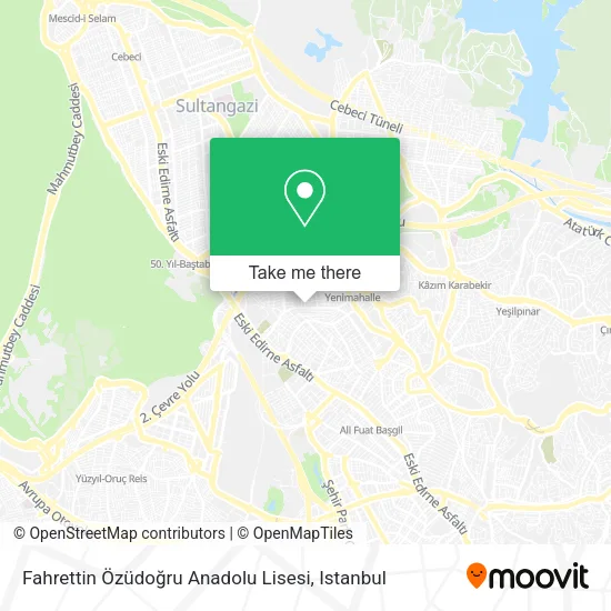 Fahrettin Özüdoğru Anadolu Lisesi map