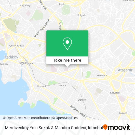 Merdivenköy Yolu Sokak & Mandıra Caddesi map