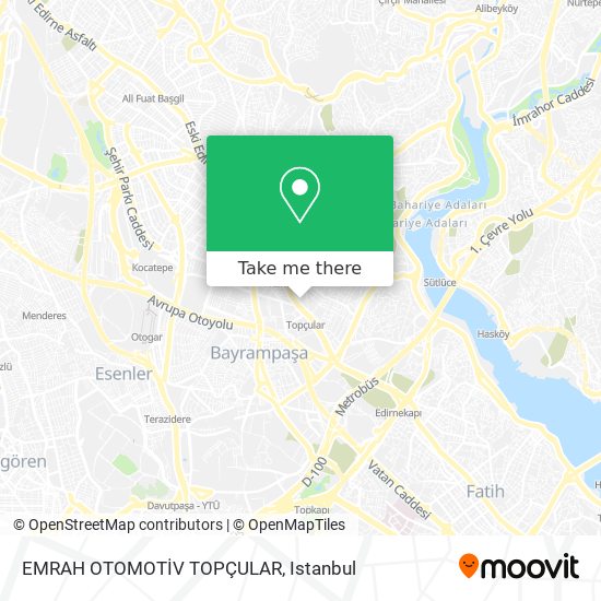 EMRAH OTOMOTİV TOPÇULAR map