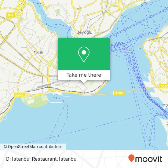 Di İstanbul Restaurant map
