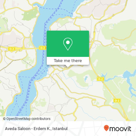 Aveda Saloon - Erdem K. map