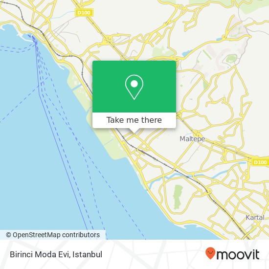 Birinci Moda Evi map