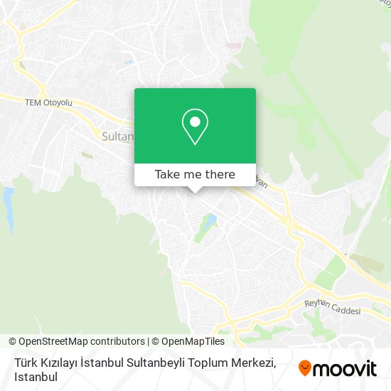 Türk Kızılayı İstanbul Sultanbeyli Toplum Merkezi map