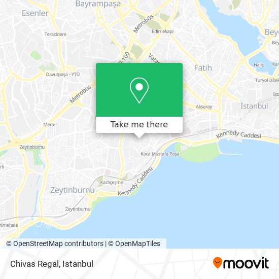 Chivas Regal map