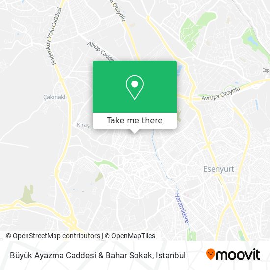 Büyük Ayazma Caddesi & Bahar Sokak map