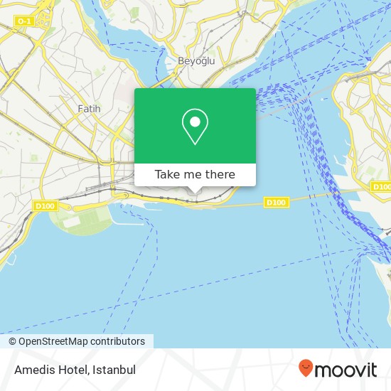 Amedis Hotel map