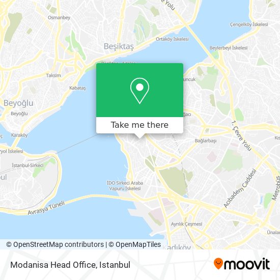 Modanisa Head Office map