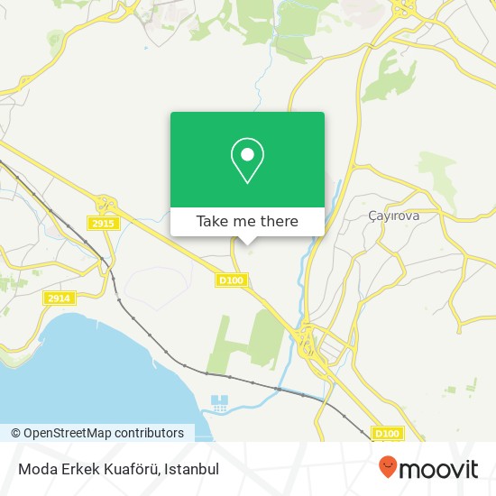 Moda Erkek Kuaförü map