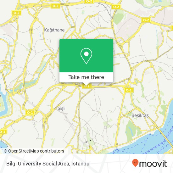 Bilgi University Social Area map