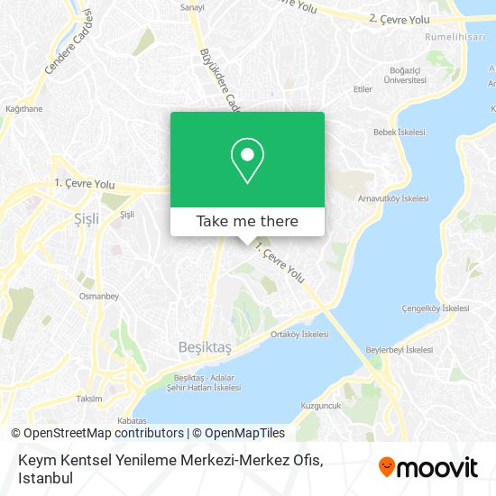 Keym Kentsel Yenileme Merkezi-Merkez Ofis map