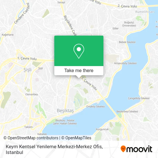 Keym Kentsel Yenileme Merkezi-Merkez Ofis map
