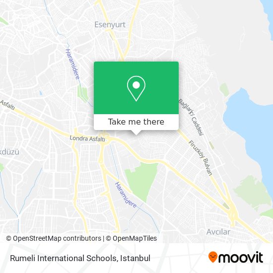 Rumeli International Schools map