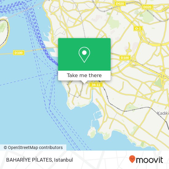 BAHARİYE PİLATES map