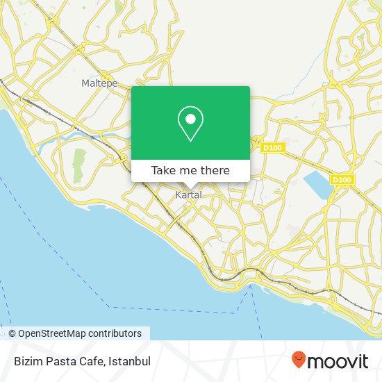 Bizim Pasta Cafe map