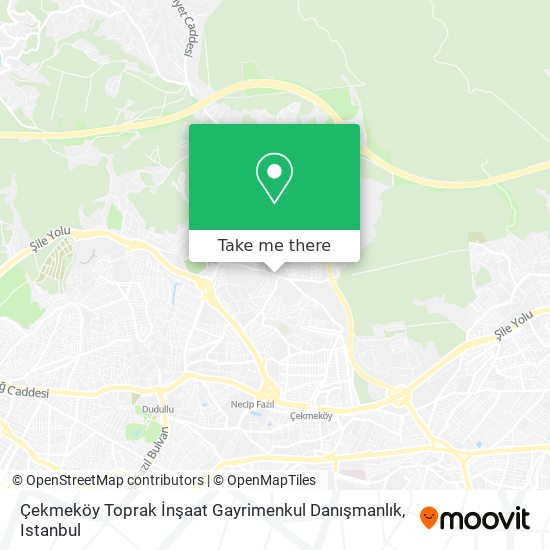 Çekmeköy Toprak İnşaat Gayrimenkul Danışmanlık map