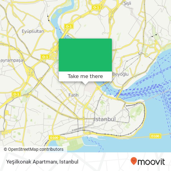 Yeşilkonak Apartmanı map