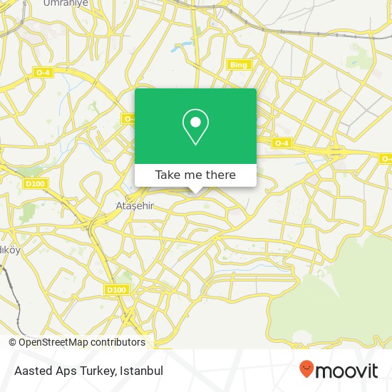 Aasted Aps Turkey map