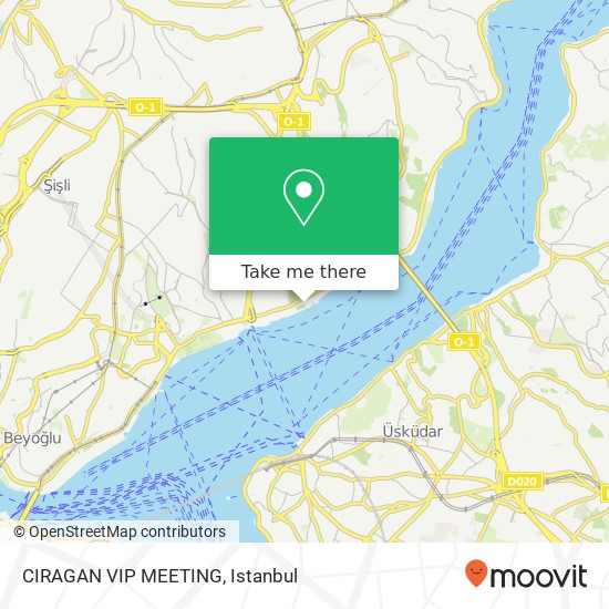 CIRAGAN VIP MEETING map