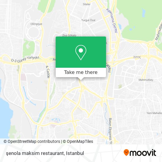 şenola maksim restaurant map