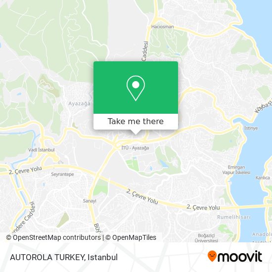 AUTOROLA TURKEY map