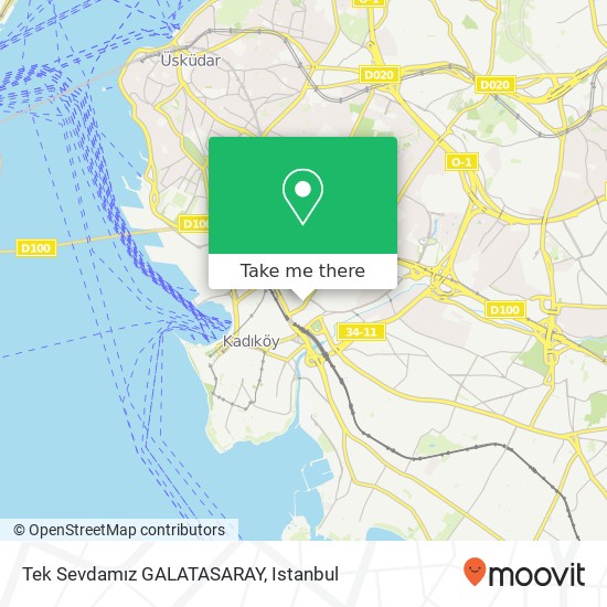 Tek Sevdamız GALATASARAY map