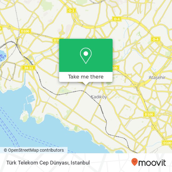 Türk Telekom Cep Dünyası map