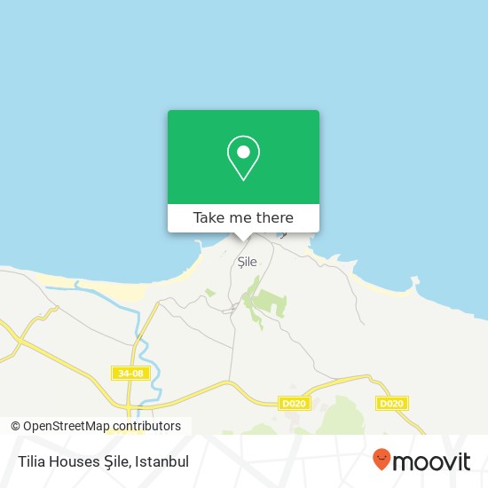 Tilia Houses Şile map