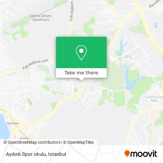 Aydınlı Spor okulu map