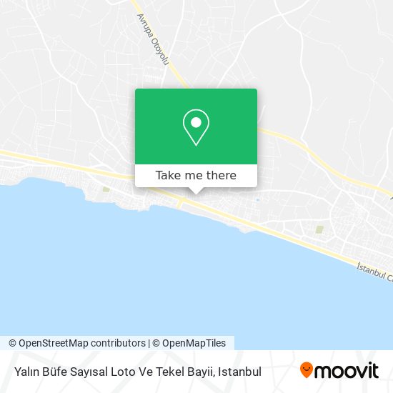 Yalın Büfe Sayısal Loto Ve Tekel Bayii map