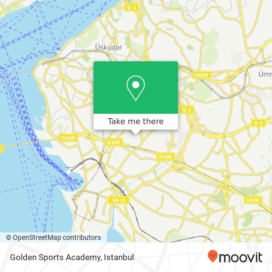 Golden Sports Academy map