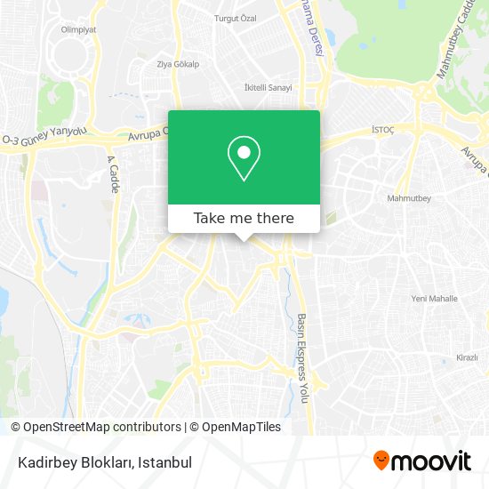 Kadirbey Blokları map