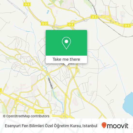 Esenyurt Fen Bilimleri Özel Öğretim Kursu map