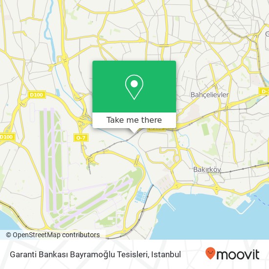 Garanti Bankası Bayramoğlu Tesisleri map