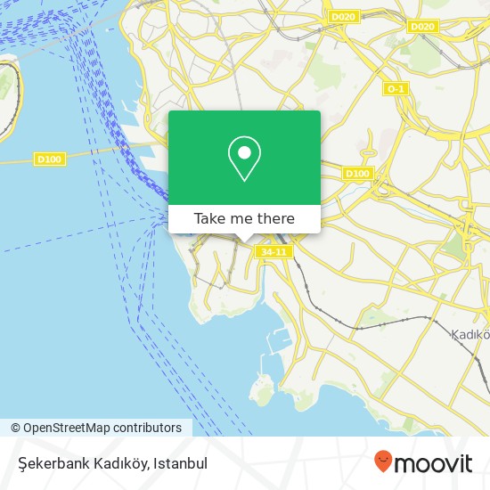 Şekerbank Kadıköy map